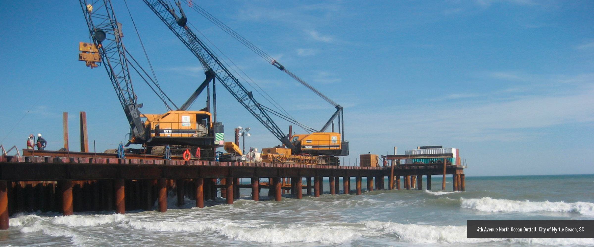 Ocean and pier