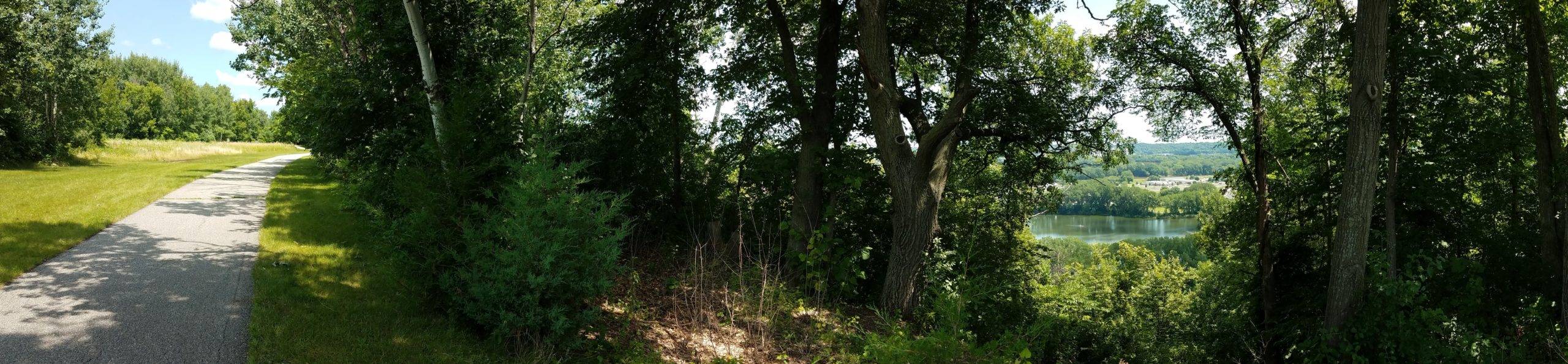 View of North Mankato's River Bluff Park