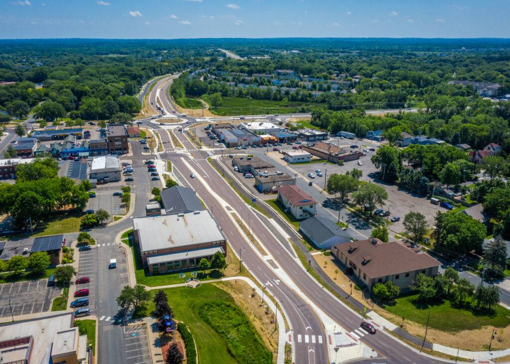 Aerial image of CSAH 21