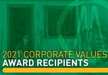 Congratulations to our Corporate Values Award Recipients!