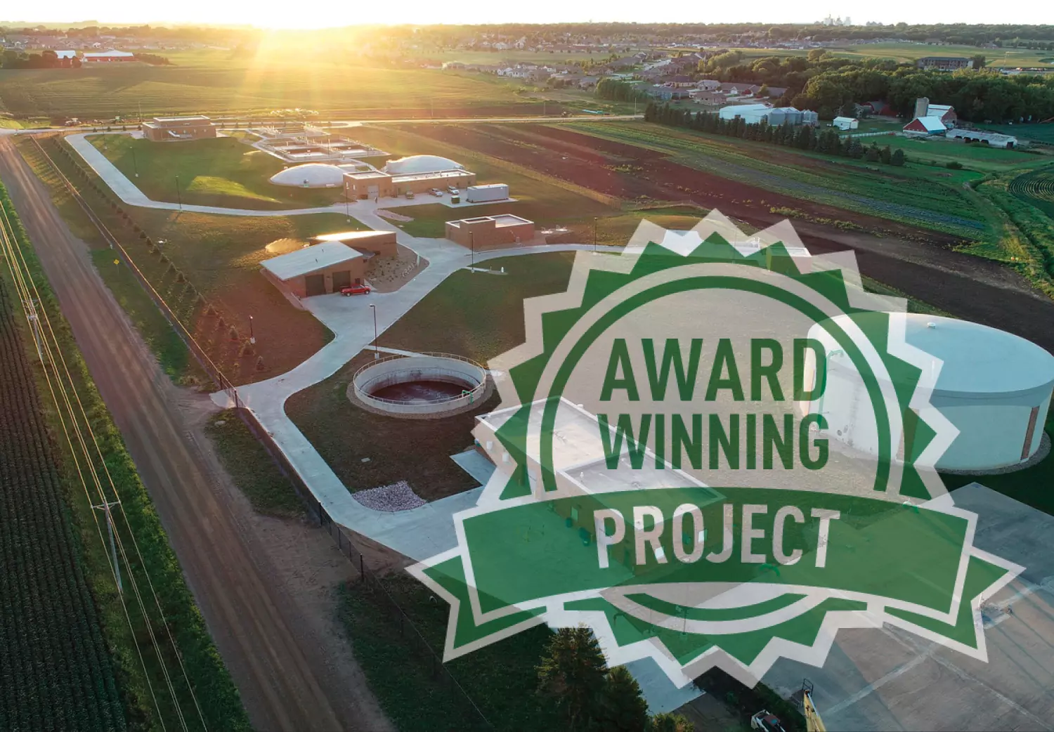 ASCE-IA Honors Sioux Center Wastewater Treatment with Outstanding Civil Engineering Award