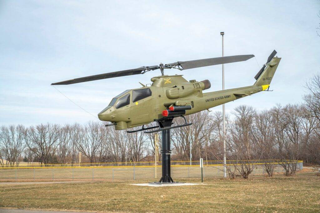 Veterans County Memorial Bell Cobra Helicopter