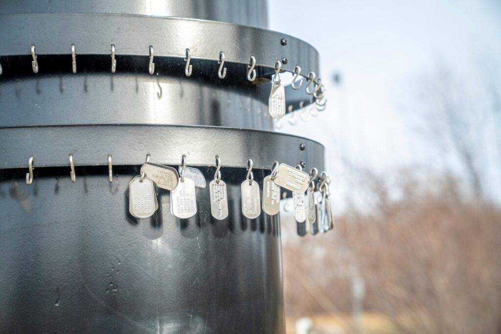 Veterans County Memorial Military Identification Tags