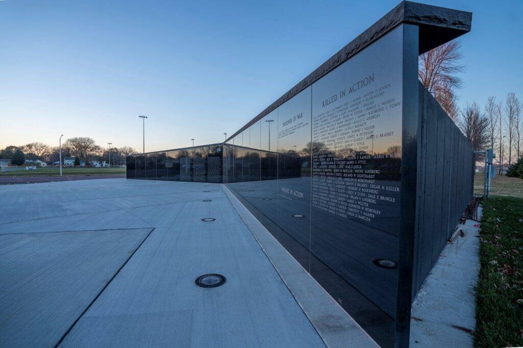 Veterans County Memorial Monument Wall