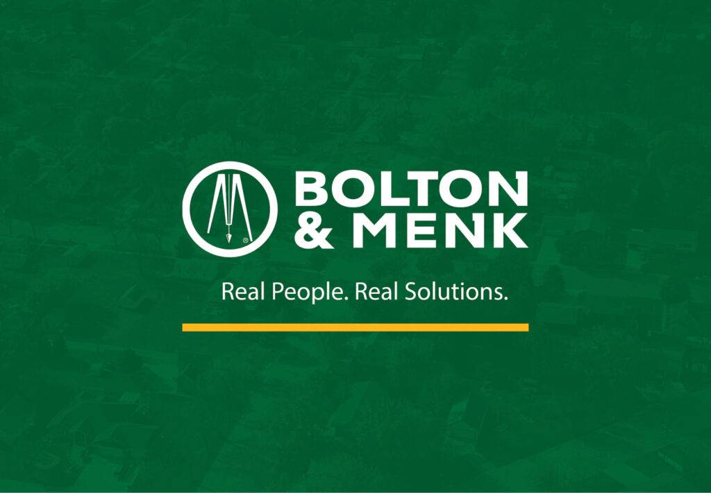Bolton & Menk Logo with green background