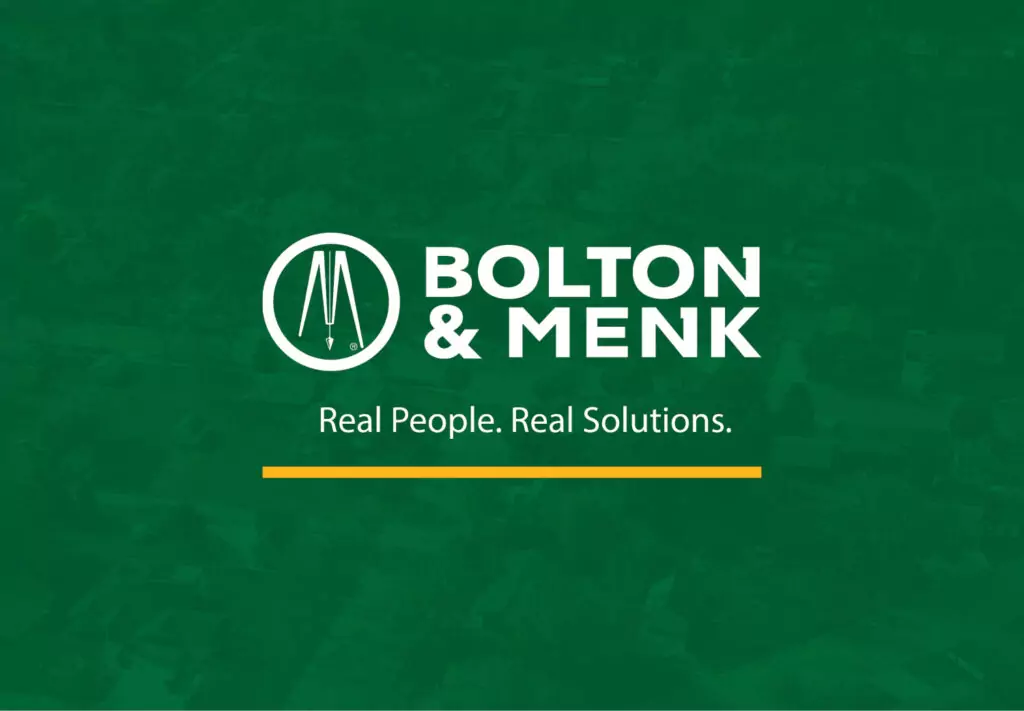 Bolton & Menk Logo with green background