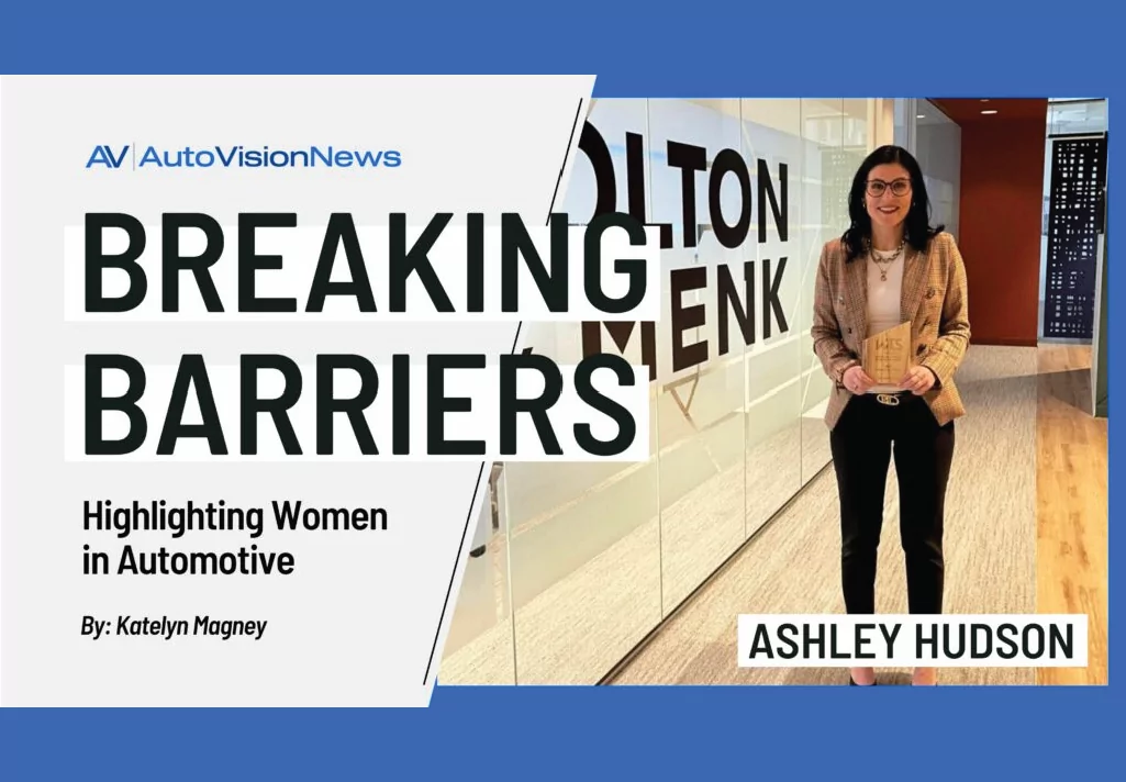 Ashley Hudson Featured in AutoVision News Breaking Barriers Series