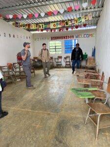 Bob Meurer in Guatemala Classroom