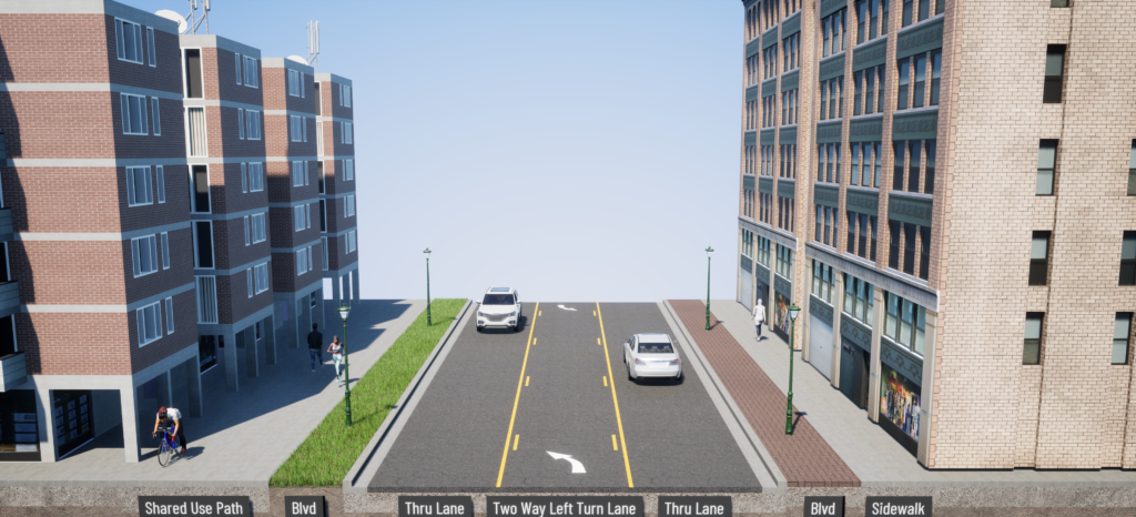 graphic of cars on a street