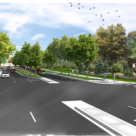 66th Street Streetscape, City of Richfield, Minnesota