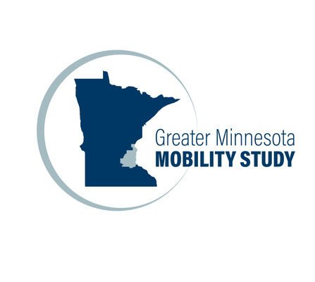 Mobility logo featuring a Minnesota state  outline