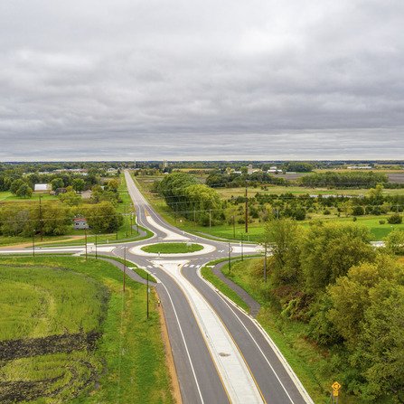 CSAH 33/CSAH 34 Roundabout, Carver County, Minnesota
