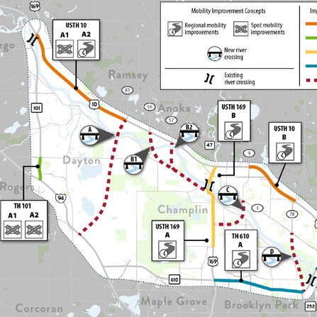 Northwest Metro Mississippi River Crossing Feasibility Analysis Study, MnDOT Metro