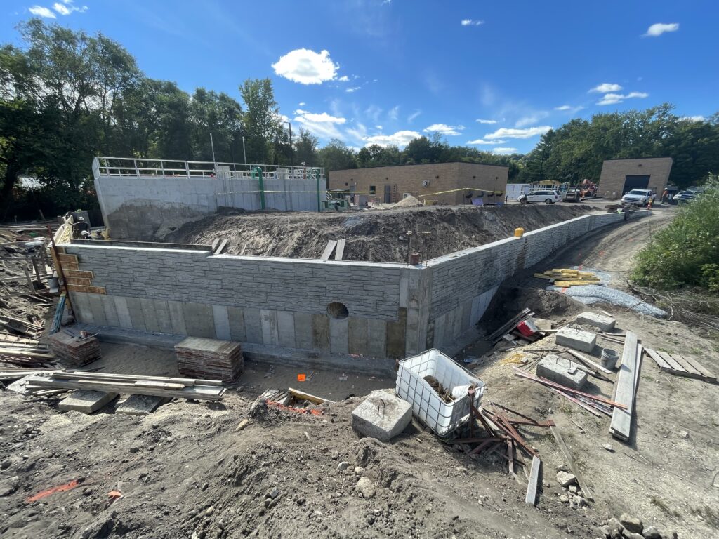 Lanesboro Wastewater Facility under construction