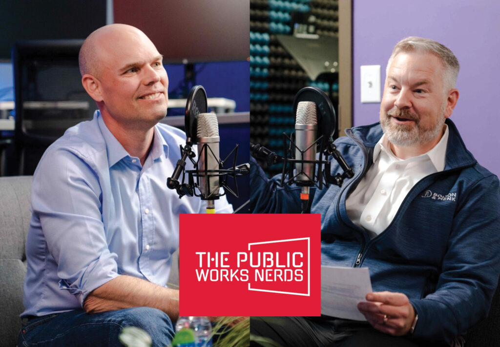 Mike Spack and Marc Culver hosting The Public Works Nerds podcast