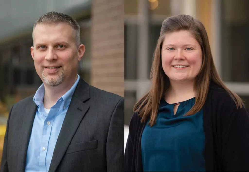 David Malm and Kalley Swift, two new members of the Minnesota GIS/LIS Consortium Board of Directors