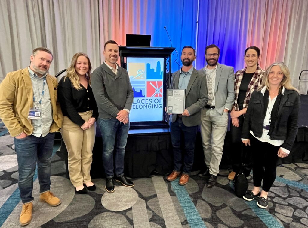 Water Plaza at Linn Creek Project Team with Central States ASLA Merit Award
