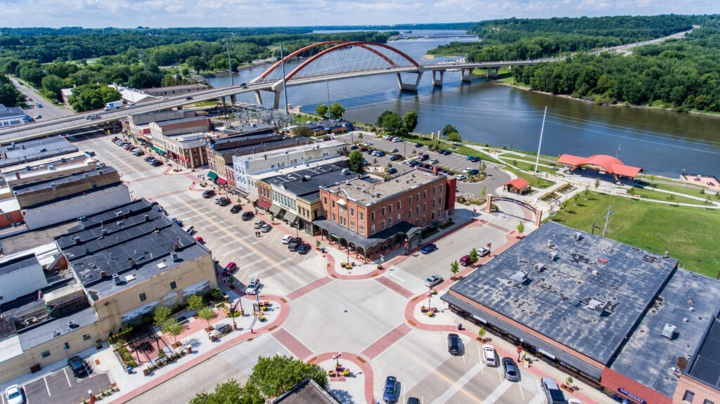 Landscape Architecture Downtown St. Parking Lot Levee Project