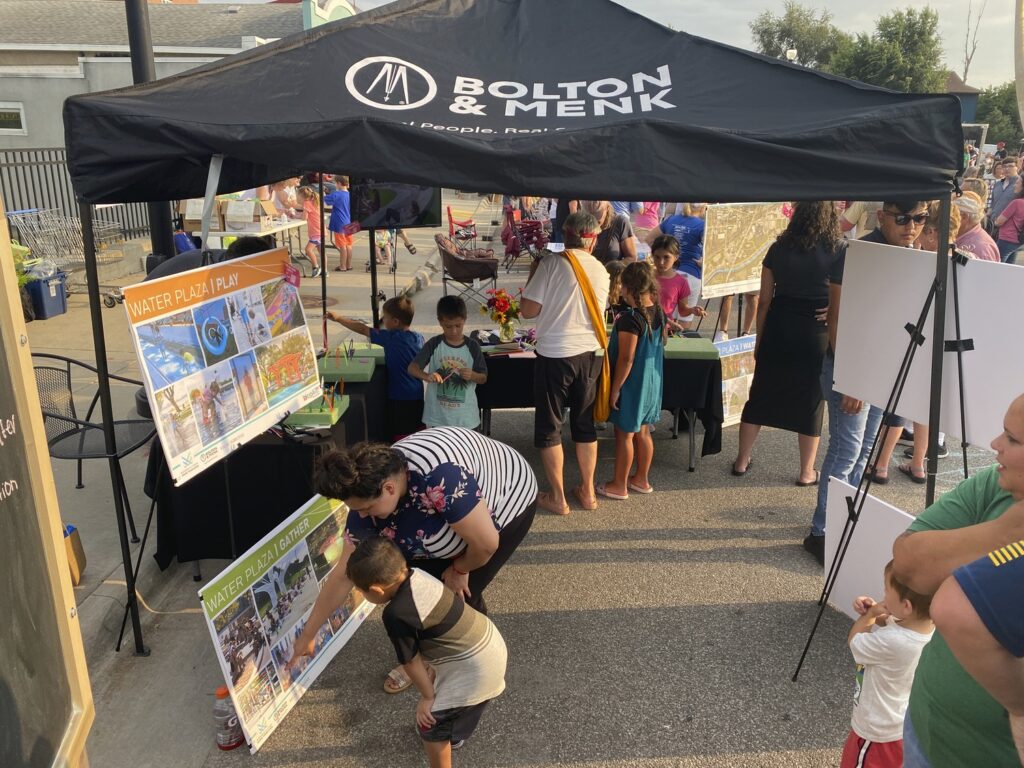 Water Plaza at Linn Creek Community Engagement