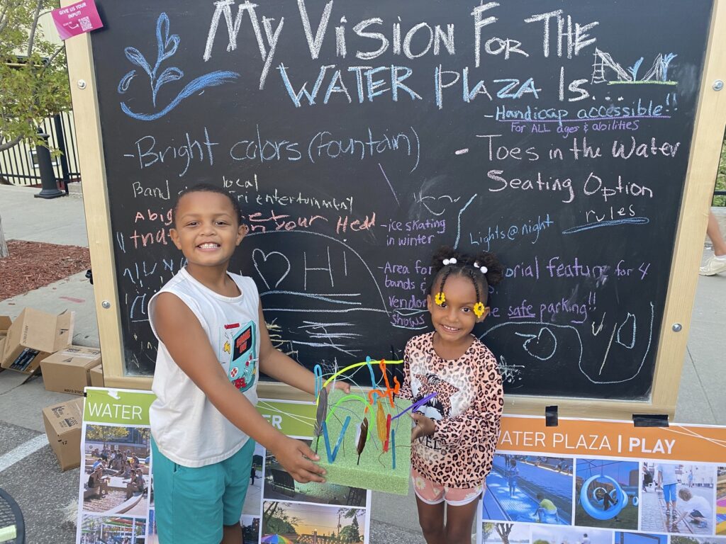 Water Plaza at Linn Creek Community Engagement