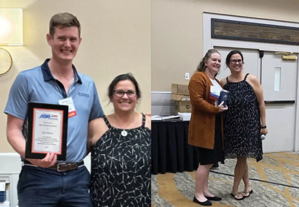 Jim Mertz and Jacque Thompson – Recent APWA-NC Award Recipients