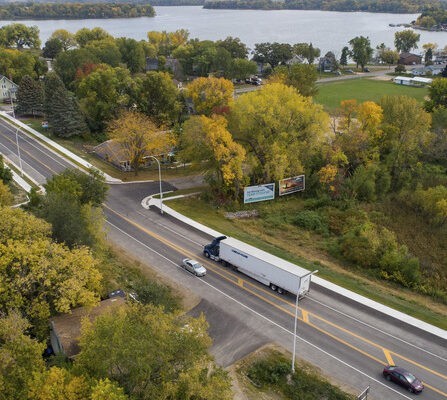A visual representation of a new main street intersection