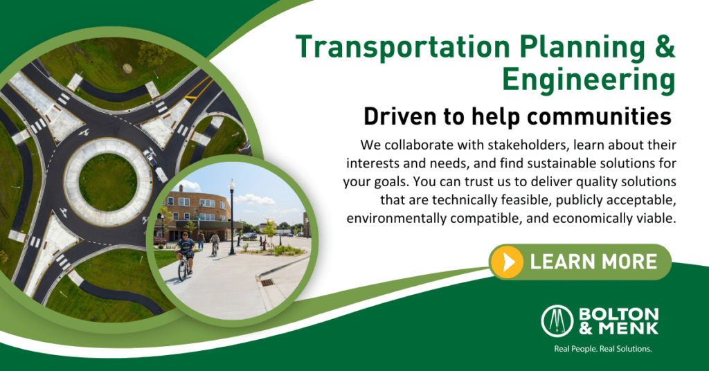 Bolton & Menk transportation planning & engineering services graphic