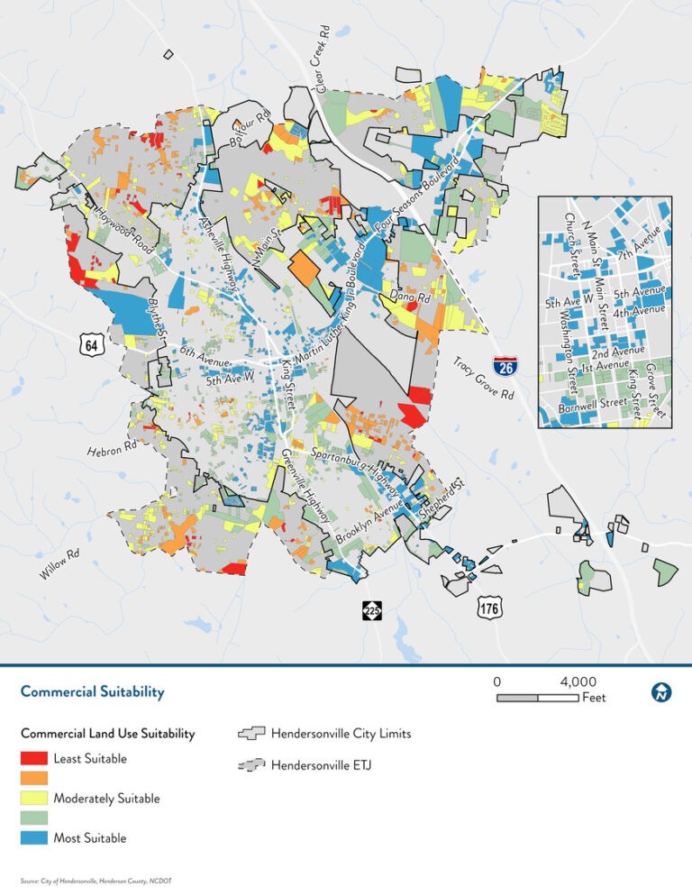 Commercial Sustainability map