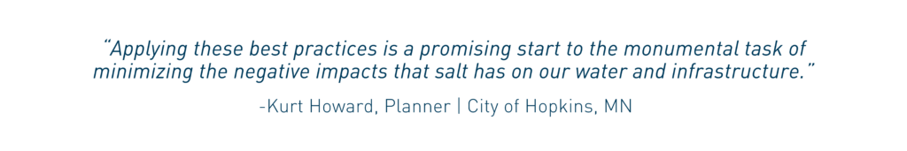 Low Salt Design Quote from the City of Hopkins