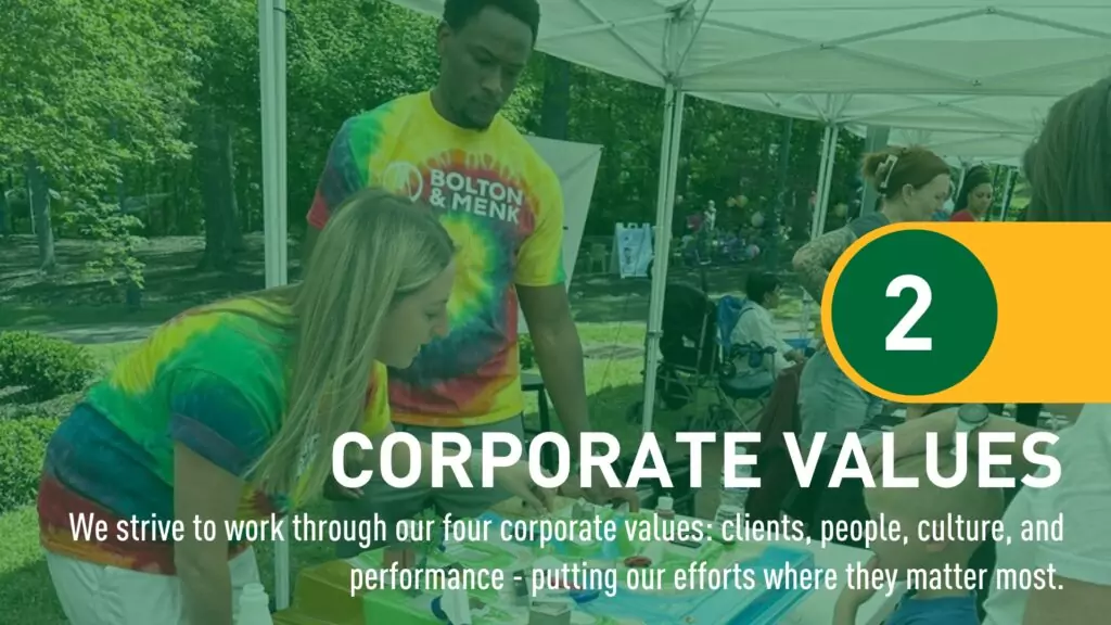 Values Key Differentiator block
