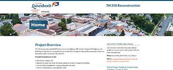 Lanesboro TH 250 website banner
