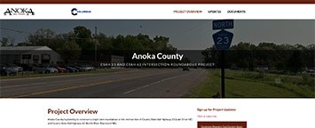 Anoka County Csah 23 And Csah 62 Intersection Roundabout banner